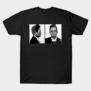 The Man In Black Mugshot T-Shirt